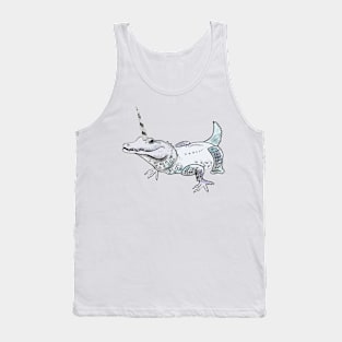 Crocodile unicorn Tank Top